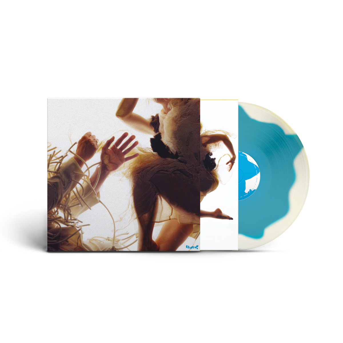 Animal Turquoise White Swirl Vinyl